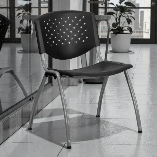 Scaun terasa, bucatarie, spatar si sezut pp, model perforat, inaltime 82 cm - imagine 10