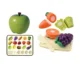 Joc taiat legume si fructe, 23 piese, fixare cu velcro, cutit, tocator, farfurii - imagine 2