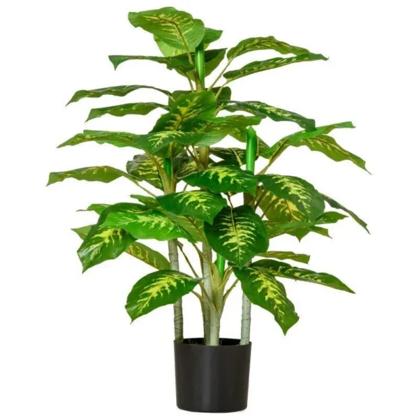 Planta artificiala cu ghiveci, verde, 95 cm - imagine 11