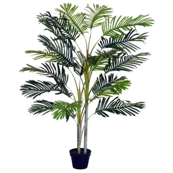 Planta artificiala, palmier cu ghiveci, verde, 150 cm - imagine 10
