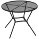 Masa gradina/terasa/balcon pentru exterior, rotunda, metalica, negru, 91x71.5 cm - imagine 10