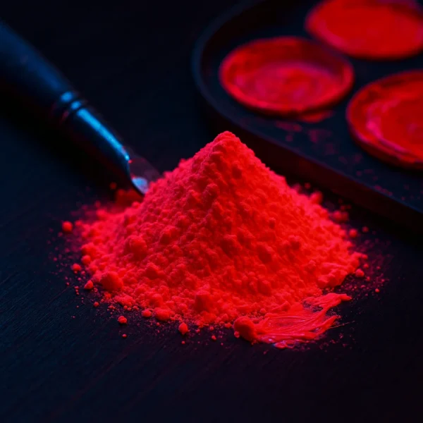 Pigment rosu fluorescent reactiv uv cantitate 1000 gr - imagine 2