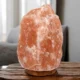 Lampa sare himalaya, suport din lemn, intrerupator, greutate 10-12 kg - imagine 4