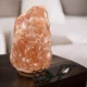 Lampa sare himalaya, suport din lemn, intrerupator, greutate 10-12 kg - imagine 6