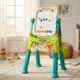 Tabla magnetica si de scris cu 2 fete, 40x50 cm, inaltime reglabila 83-110 cm, 30 accesorii incluse - imagine 37
