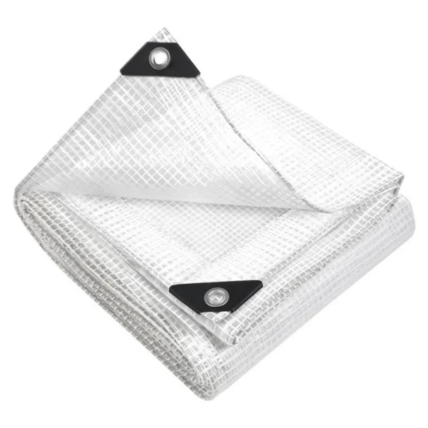 Prelata ranforsata impermeabila 3x5 m, protectie uv+ si inghet, 100g/mp, inele 12 mm - imagine 6