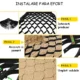 Geogrila celulara, 3.5 x 6.63 m, structura tip fagure, protectie antieroziune, inaltime 2,5 cm grosime 1 mm - imagine 7