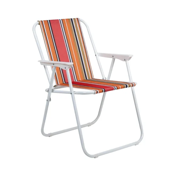 Scaun pliabil plaja si camping, metalic, usor, compact, 58x52x73 cm, maxim 80 kg - imagine 4