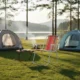 Scaun pliabil plaja si camping, metalic, usor, compact, 58x52x73 cm, maxim 80 kg - imagine 7