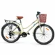 Bicicleta dama 26 inch, schimbator shimano 7 viteze, frane pe disc, cos cumparaturi, portbagaj - imagine 18