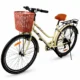 Bicicleta dama 26 inch, schimbator shimano 7 viteze, frane pe disc, cos cumparaturi, portbagaj - imagine 14