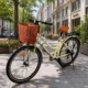 Bicicleta dama 26 inch, schimbator shimano 7 viteze, frane pe disc, cos cumparaturi, portbagaj - imagine 16