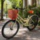 Bicicleta dama 26 inch, schimbator shimano 7 viteze, frane pe disc, cos cumparaturi, portbagaj - imagine 22