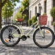 Bicicleta dama 26 inch, schimbator shimano 7 viteze, frane pe disc, cos cumparaturi, portbagaj - imagine 15