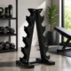 Suport gantere vertical 5 nivele, organizare fitness pentru acasa si sala