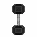 Gantera hexagonala fitness 5 kg, maner ergonomic, pentru exercitii full body