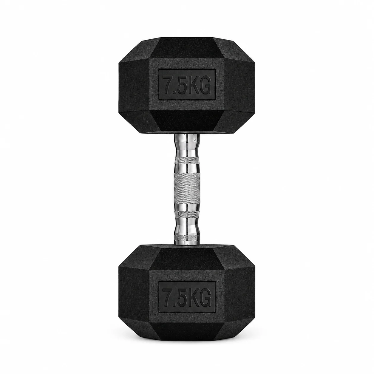 Gantera profesionala 7.5 kg hexagonala, grip ergonomic, sala si home gym Gantera profesionala 7.5 kg hexagonala, grip ergonomic, sala si home gym - imagine 1