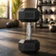 Gantera profesionala 7.5 kg hexagonala, grip ergonomic, sala si home gym - imagine 2