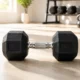 Gantera profesionala 7.5 kg hexagonala, grip ergonomic, sala si home gym - imagine 8