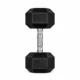 Gantera profesionala 7.5 kg hexagonala, grip ergonomic, sala si home gym - imagine 9