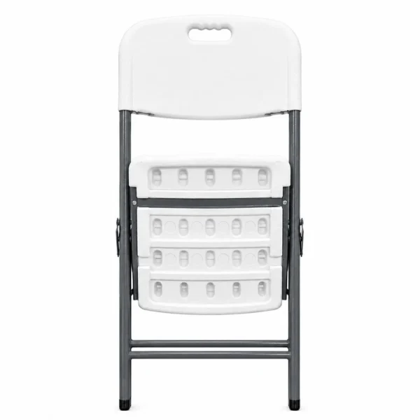 Scaun pliabil pentru gradina, camping, catering, cadru metalic, 120 kg, 46x53x87 cm - imagine 9