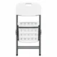 Scaun pliabil pentru gradina, camping, catering, cadru metalic, 120 kg, 46x53x87 cm - imagine 9