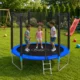 Trambulina copii, diametru 244 cm, plasa protectie laterala, cu scara acces, maxim 150 kg - imagine 31