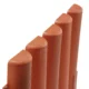Palisada/bordura pentru gradina, maro teracota 27x24 cm, 2.16 m, set 8 buc - imagine 2