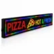 Reclama luminoasa led smd rgb 100x20 cm, text, imagini, animatii, wifi exterior slim - imagine 5