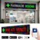 Reclama luminoasa led smd rgb 100x20 cm, text, imagini, animatii, wifi exterior slim - imagine 4