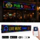 Reclama luminoasa led smd rgb 100x20 cm, text, imagini, animatii, wifi exterior slim - imagine 9
