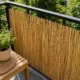 Gard din bambus natural 150x150 cm - paravan decorativ din tulpini intregi pentru gradina, terasa si balcon - imagine 13