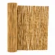 Gard din bambus natural 150x150 cm - paravan decorativ din tulpini intregi pentru gradina, terasa si balcon
