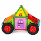 Set constructii magnetic, 130 piese, constructie 3d castel, masinuta, varsta 6+, procart - imagine 27