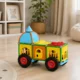 Set constructii magnetic, 130 piese, constructie 3d castel, masinuta, varsta 6+, procart - imagine 17