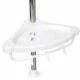Raft pentru baie ajustabil 100-320 cm, 4 nivele, suport prosop, carlige - imagine 23