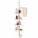 Raft pentru baie ajustabil 100-320 cm, 4 nivele, suport prosop, carlige - imagine 26