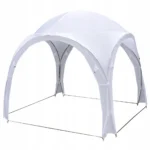 Pavilion pentru gradina/comercial, pliabil, alb, 3.2x3.2x2.5 m, Jumi