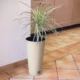 Ghiveci decorativ de flori, Prosperplast, Rato, imitatie ratan, rotund, inalt, cafeniu, 40x76.3 cm - imagine 5