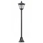 Lampa solara tip felinar pentru gradina, 1 LED, 18x18x160 cm