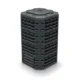 Compostor de gradina, 1250 L, negru, Compogreen, Vario