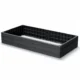 Pat/strat inaltat pentru flori, legume, din plastic, efect lemn, antracit, 149.2x75.6x25 cm, Prosperplast