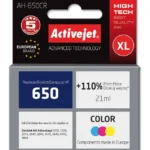 Cartus compatibi ac-hp 650 color pentru hp cz102ae, premium activejet, garantie 5 ani