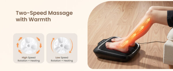 Aparat de masaj picioare Renpho FM062, Masaj Shiatsu, caldura - imagine 9