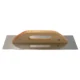 Gletiera inox, maner de lemn lung, 13x48 cm - imagine 2