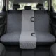 Husa bancheta auto pentru protectie si transport caini, catifea si bumbac, gri, 165x145 cm