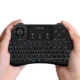 Mini tastatura iluminata, wireless cu touchpad, reiie h9+ - imagine 3