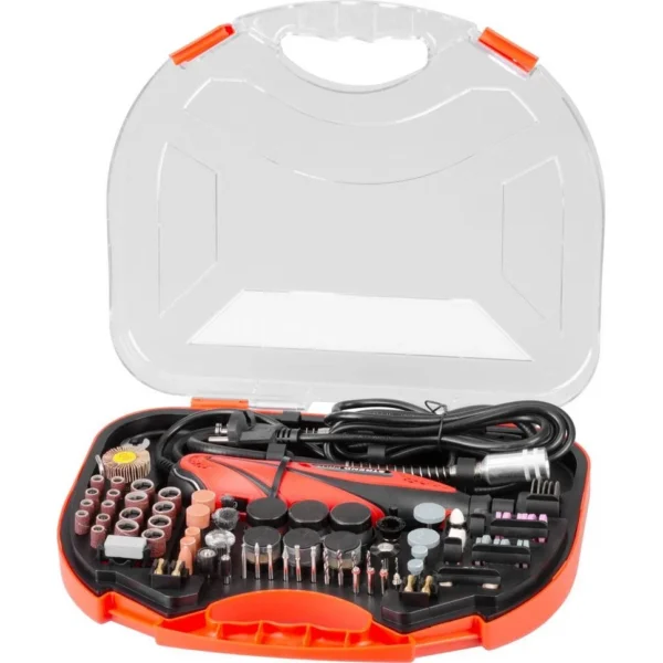 Mini polizor cu accesorii, trusa, 135 W, Strend Pro - imagine 1
