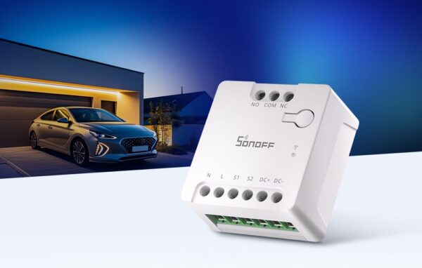 Releu Smart Wifi Sonoff MINI-D, 2A, 1 canal, contact uscat AC-DC, Matter - imagine 6