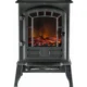 Semineu electric panoramic, negru, 2000 w, 2 trepte de incalzire - imagine 2